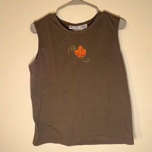 Blair brown tank top